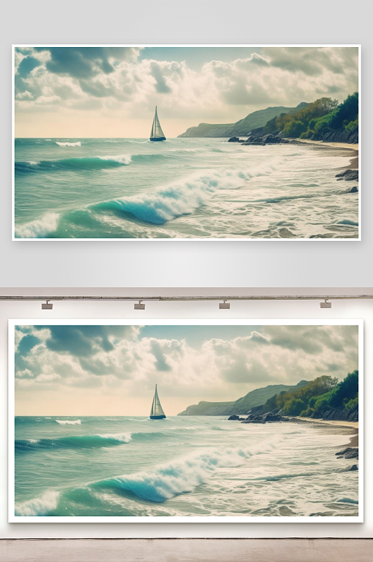 海风清爽感受自然美好图片-众图网