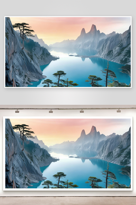 白山长白山天池仙境-众图网