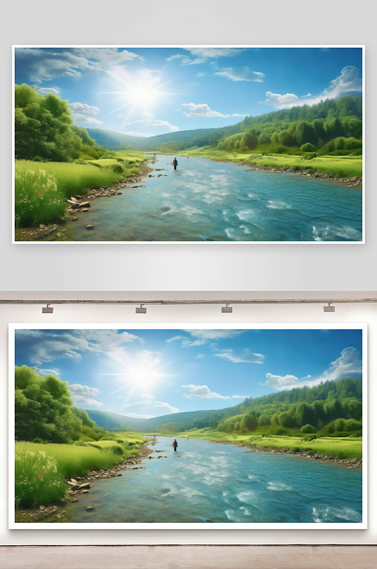 盛夏光年遇见绿意山河图片-众图网