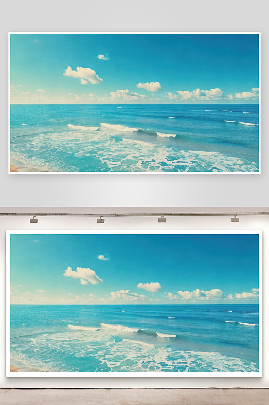 碧海蓝天定格美好瞬间-众图网