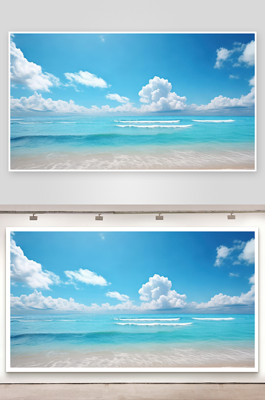 碧海蓝天定格美好瞬间背景图-众图网