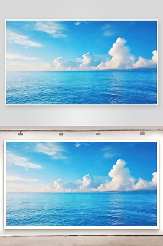 碧海蓝天构成绝美画面图片-众图网