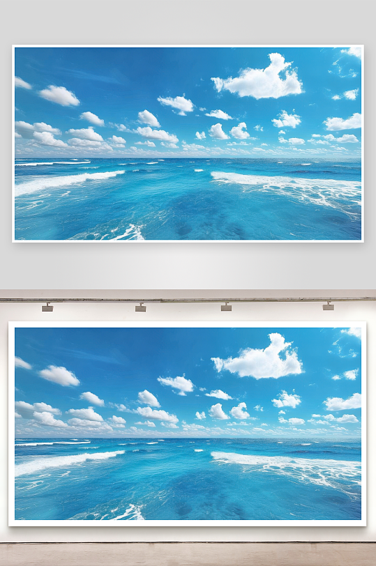 碧海蓝天相接无边际-众图网