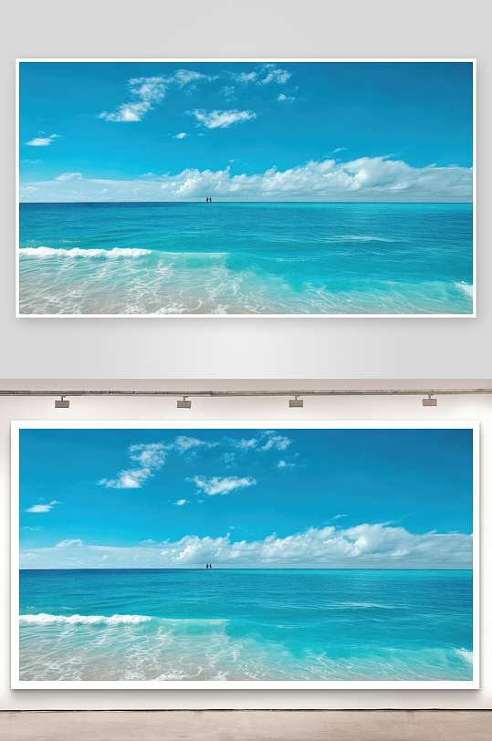 碧海蓝天藏着温柔浪漫-众图网