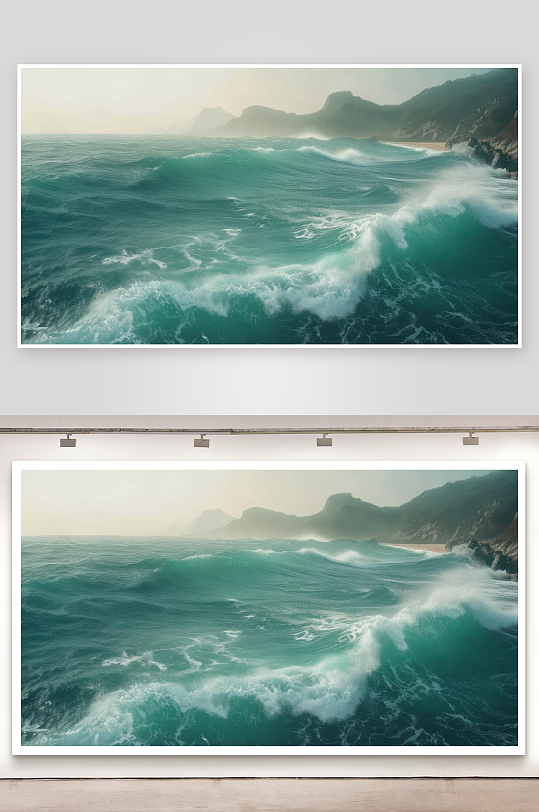 碧海藏深情岁月伴温柔背景图-众图网