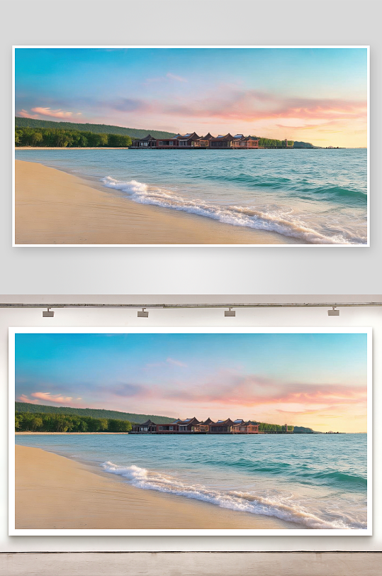 秦皇岛北戴河避暑胜背景图-众图网