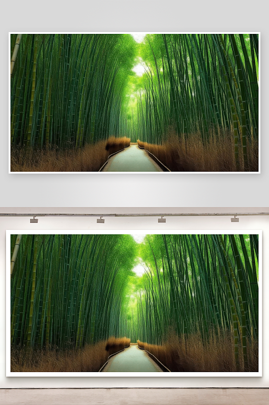 竹林小径清幽通深处图片-众图网