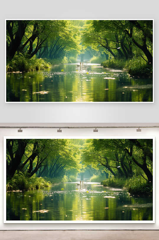 绿意深深藏着无尽浪漫图片-众图网