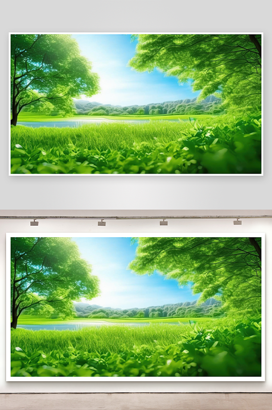 绿意清新让人心情愉悦-众图网