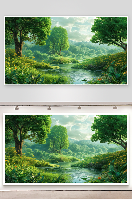 绿意盎然充满生命活力-众图网