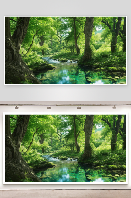 绿意盎然充满自然气息图片-众图网