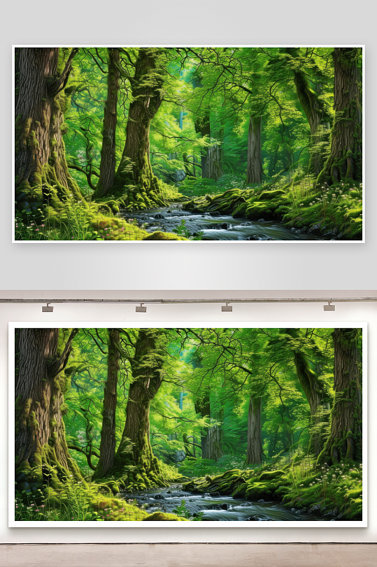 绿意盎然充满自然活力图片-众图网