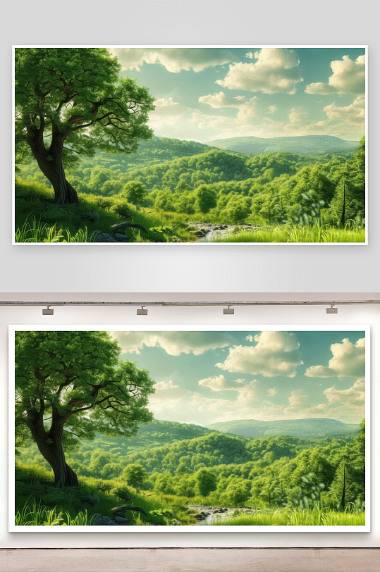 绿意盎然带来心灵慰藉图片-众图网