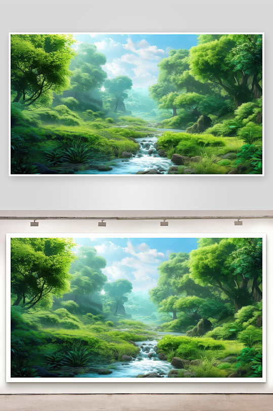 绿意盎然带来无限希望背景图-众图网