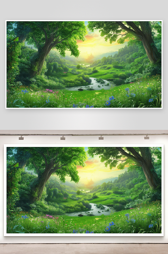 绿意盎然带来无限活力图片-众图网