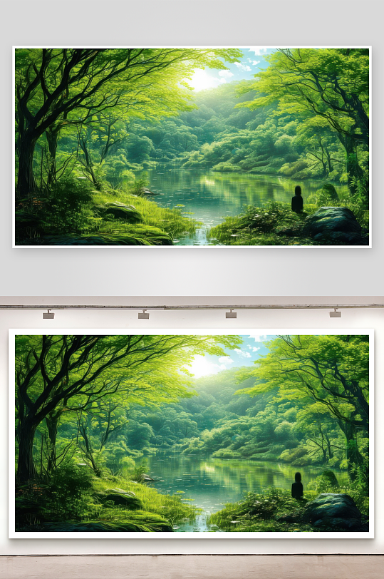 绿意盎然治愈内心迷茫-众图网