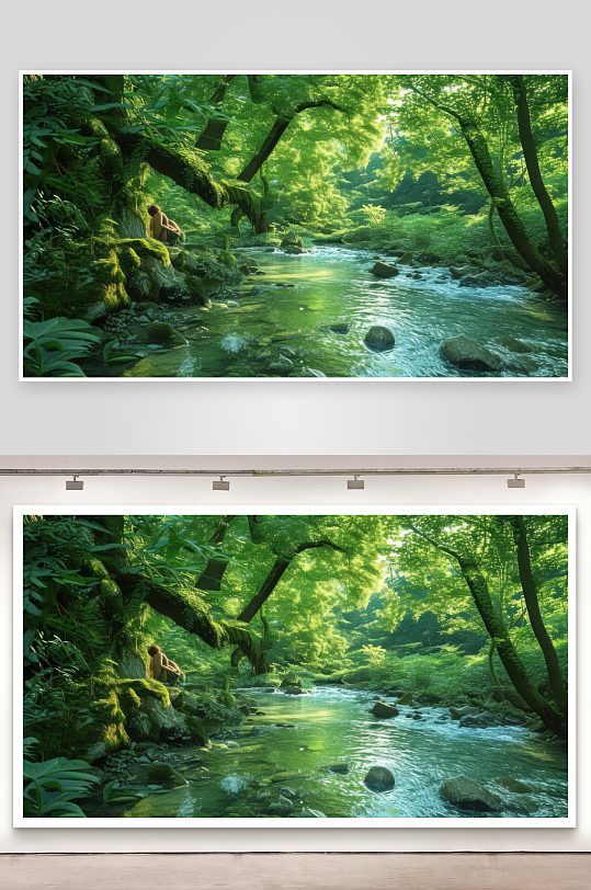 绿意盎然治愈内心迷茫图片-众图网