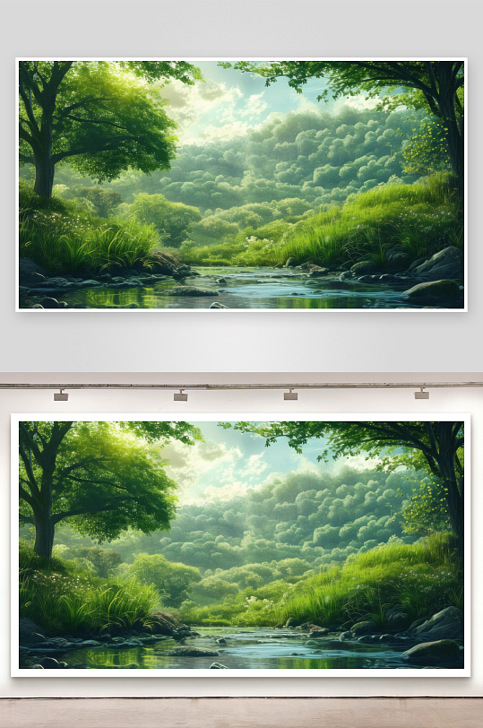 绿意盎然治愈所有坏情绪图片-众图网