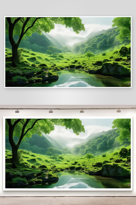 绿意蔓延带来清凉治愈图片-众图网