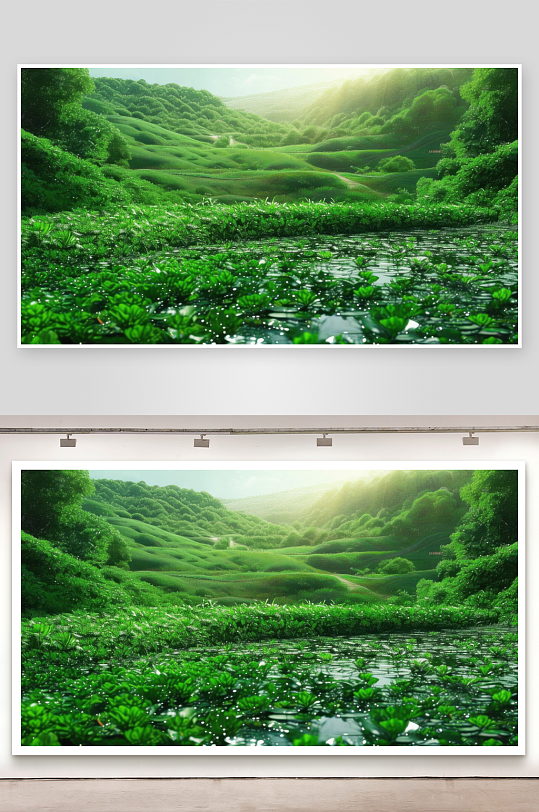 绿意蔓延治愈所有忧伤图片-众图网