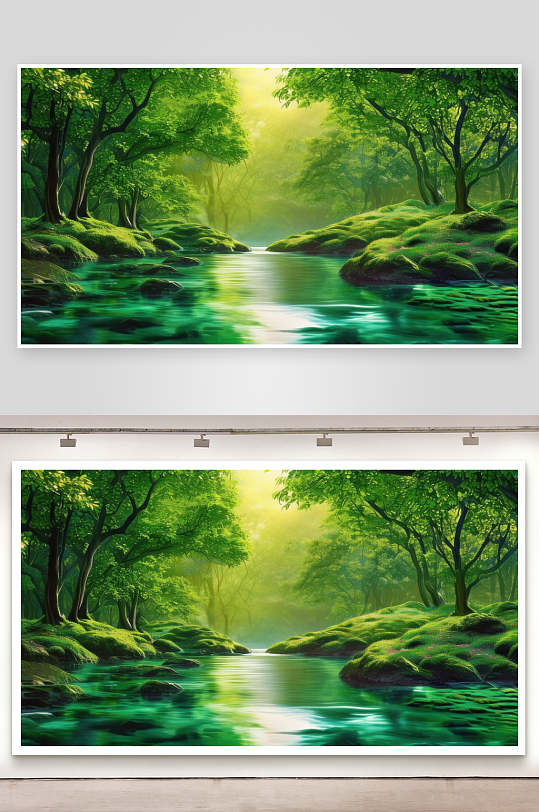 绿意蔓延治愈所有忧伤背景图-众图网