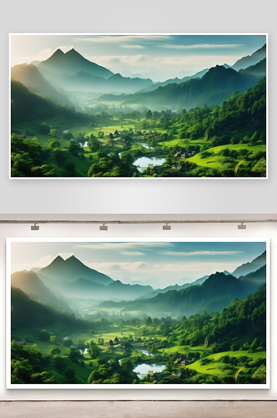 绿水青山藏着人间美好-众图网