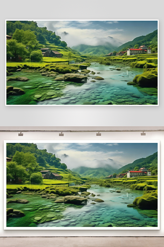 绿水青山藏着人间美好图片-众图网