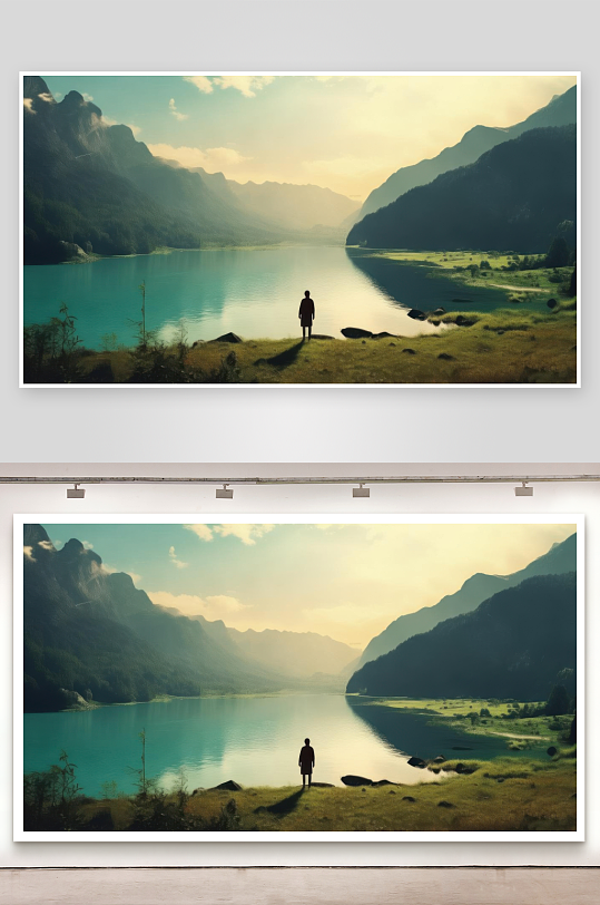 置身山水间忘却尘世间-众图网