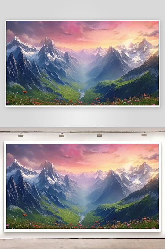 群山叠嶂藏着无尽风光背景图-众图网