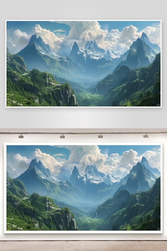 群山叠嶂藏着无数惊喜背景图-众图网