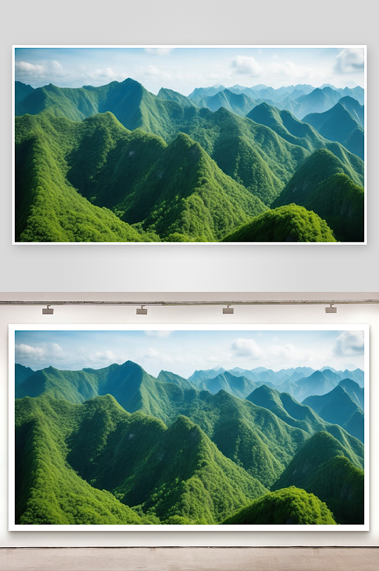 群山叠翠层峦叠嶂如画-众图网