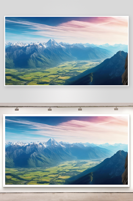 群山壮阔风景尽收眼底-众图网