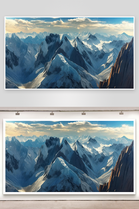 群山巍峨彰显大气磅礴图片-众图网