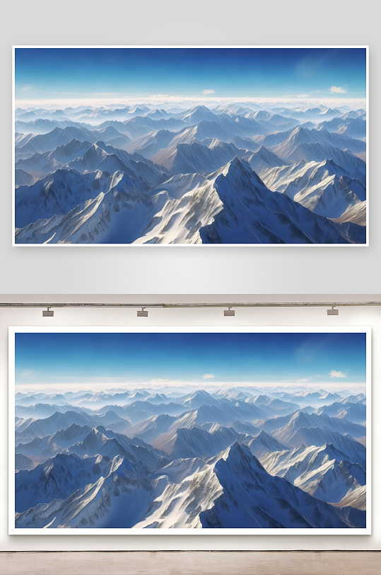 群山连绵不断直至天际背景图-众图网