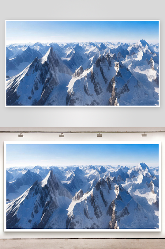 群峰巍峨壮观气势逼人图片-众图网