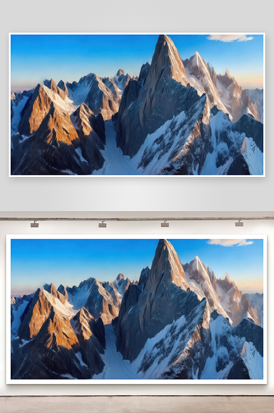 群峰巍峨壮观震撼心灵-众图网