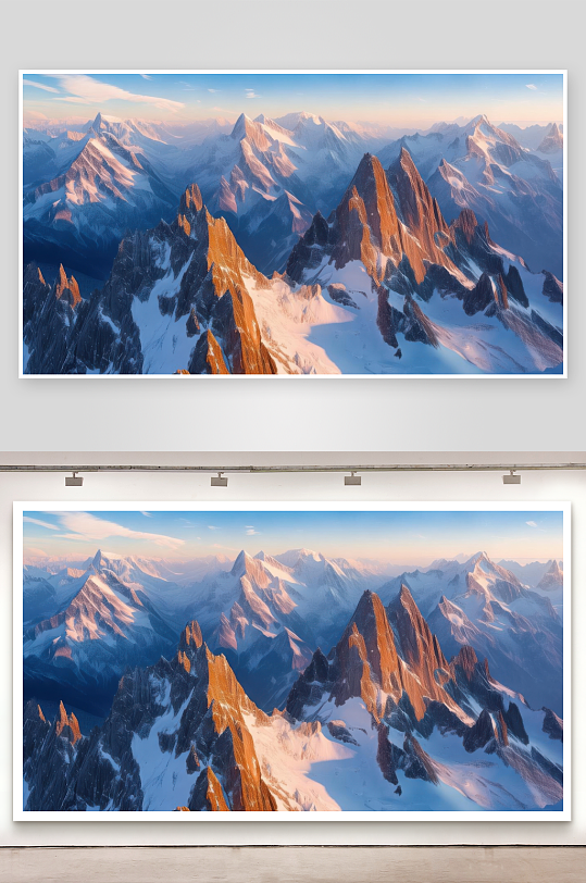 群峰巍峨壮观震撼心灵图片-众图网