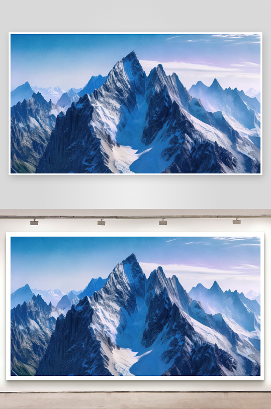 群峰巍峨壮观震撼心灵背景图-众图网