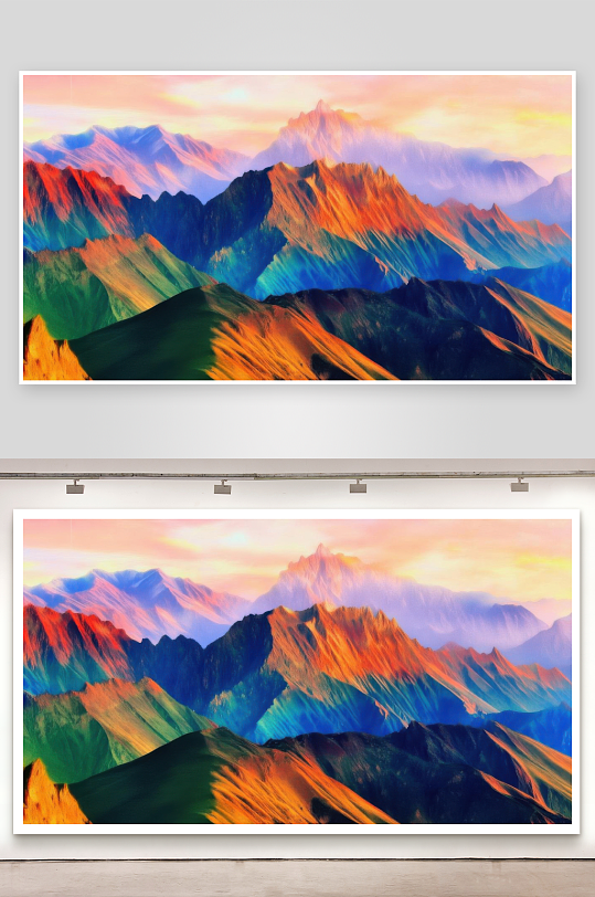 群峰竞秀各展独特魅力图片-众图网