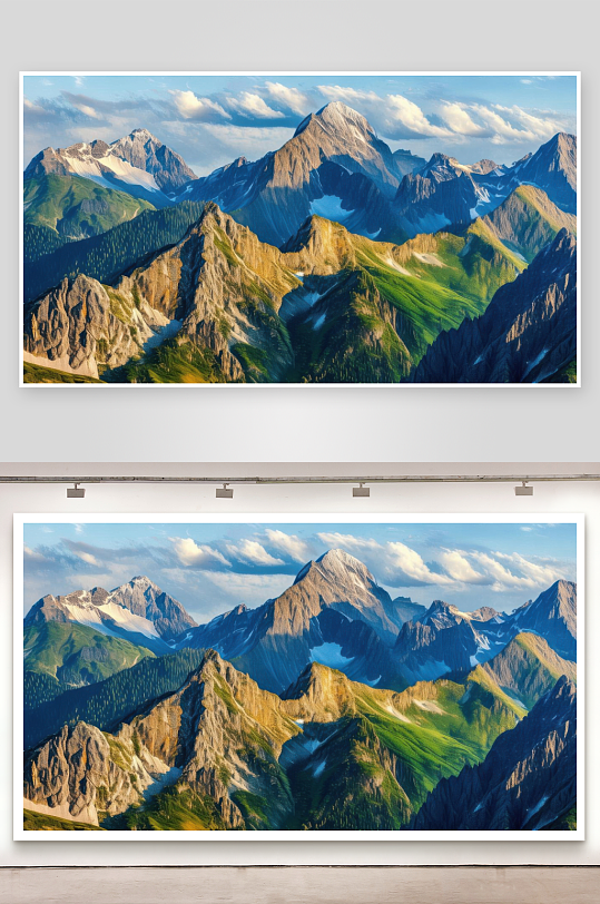 群峰竞秀各有各的精彩-众图网