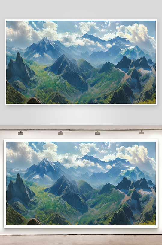 群峰竞秀各有各的精彩图片-众图网