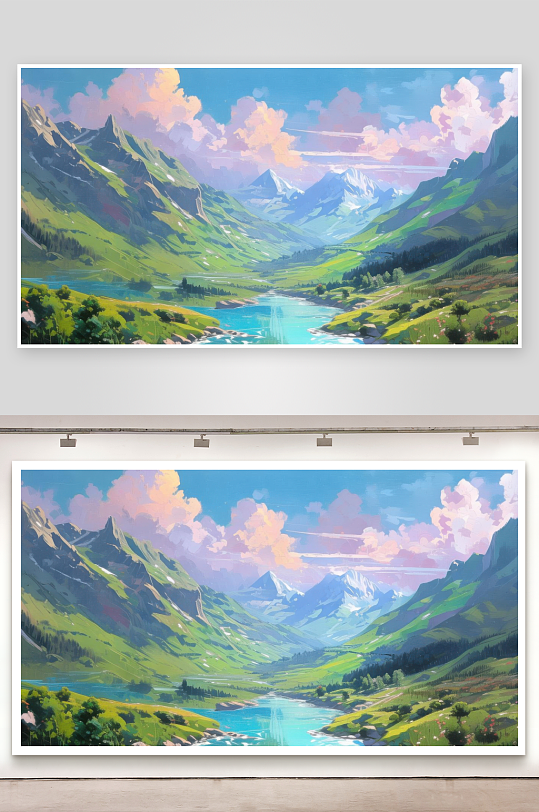 自然笔触绘就绝美风光图片-众图网