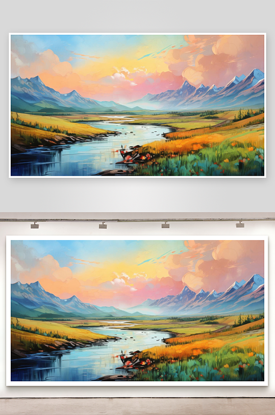 自然色彩绘就绝美画卷-众图网