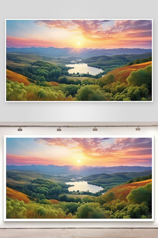 自然色彩绘就绝美画卷图片-众图网