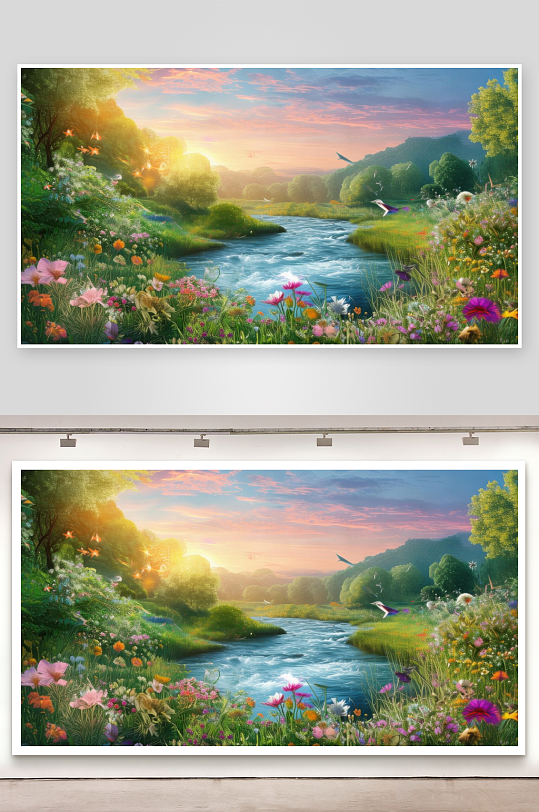 自然谱写生命最美乐章背景图-众图网