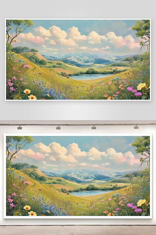 自然韵律谱写生命乐章背景图-众图网