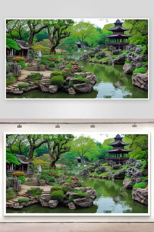 苏州园林移步换景妙-众图网