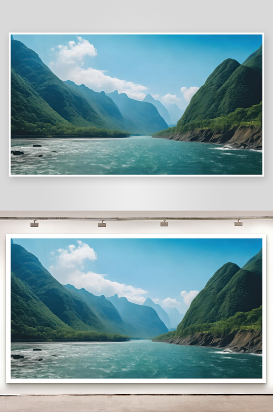 青山不老永存山河之间图片-众图网