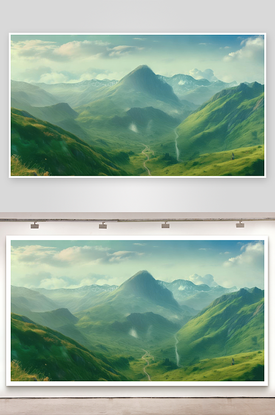 青山不老永存心中热爱-众图网