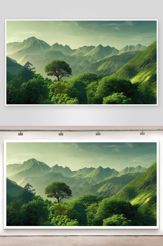 青山不老永远苍翠挺拔背景图-众图网